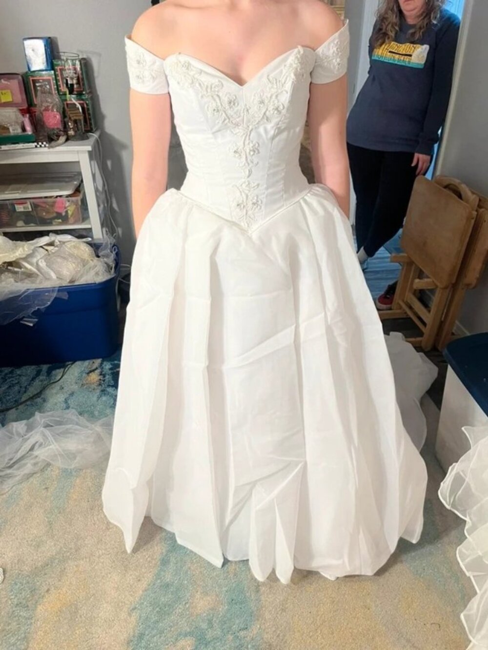 Vintage Mori Lee Wedding Dress Size 10 (Dress 204)